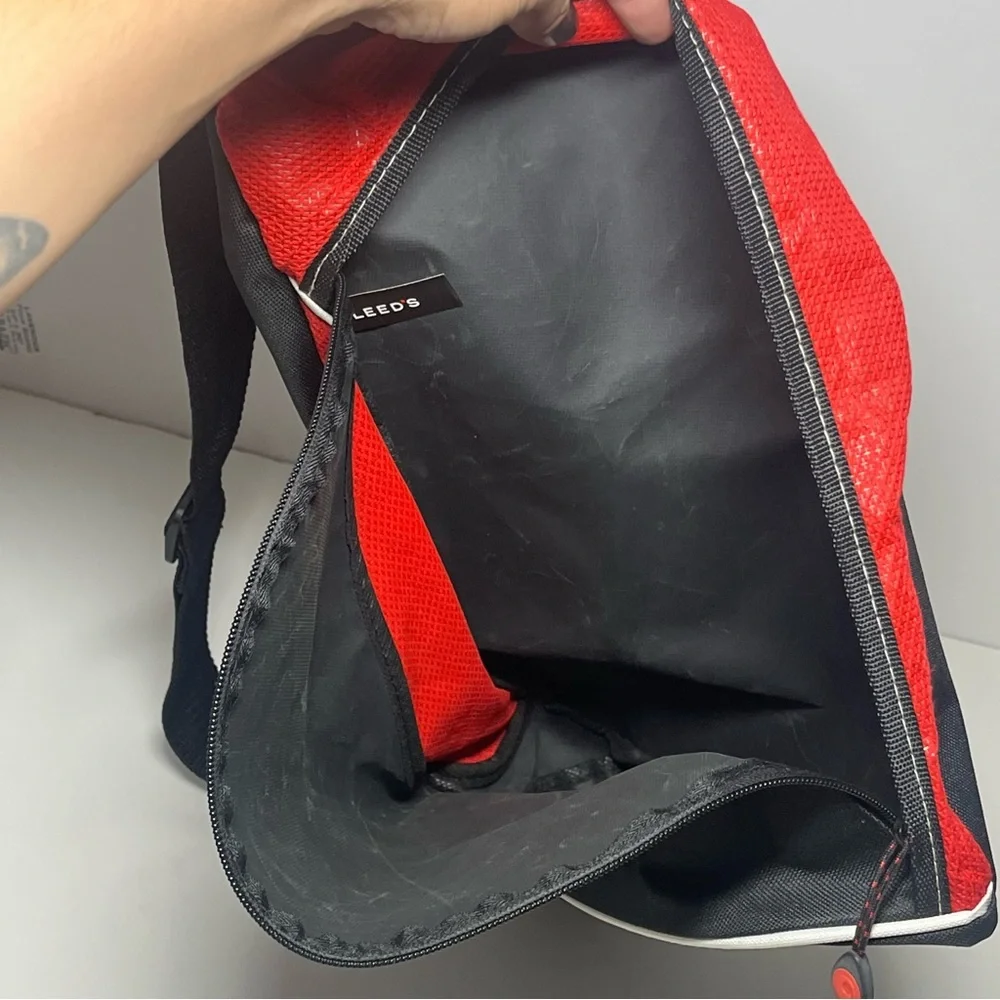 SRT Motorsports Crossbody Sling Backpack Dodge High Performance Bag Red Black
